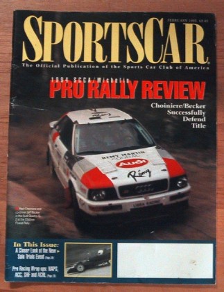 SPORTS CAR 1995 FEB - BINKS, FIRST WATKINS GLEN RACE